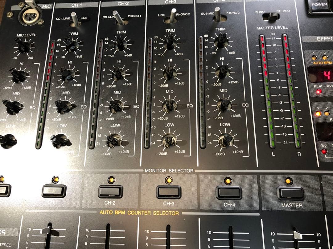 pioneer dj パイオニア　DJM-500 フェーダーメンテナンス