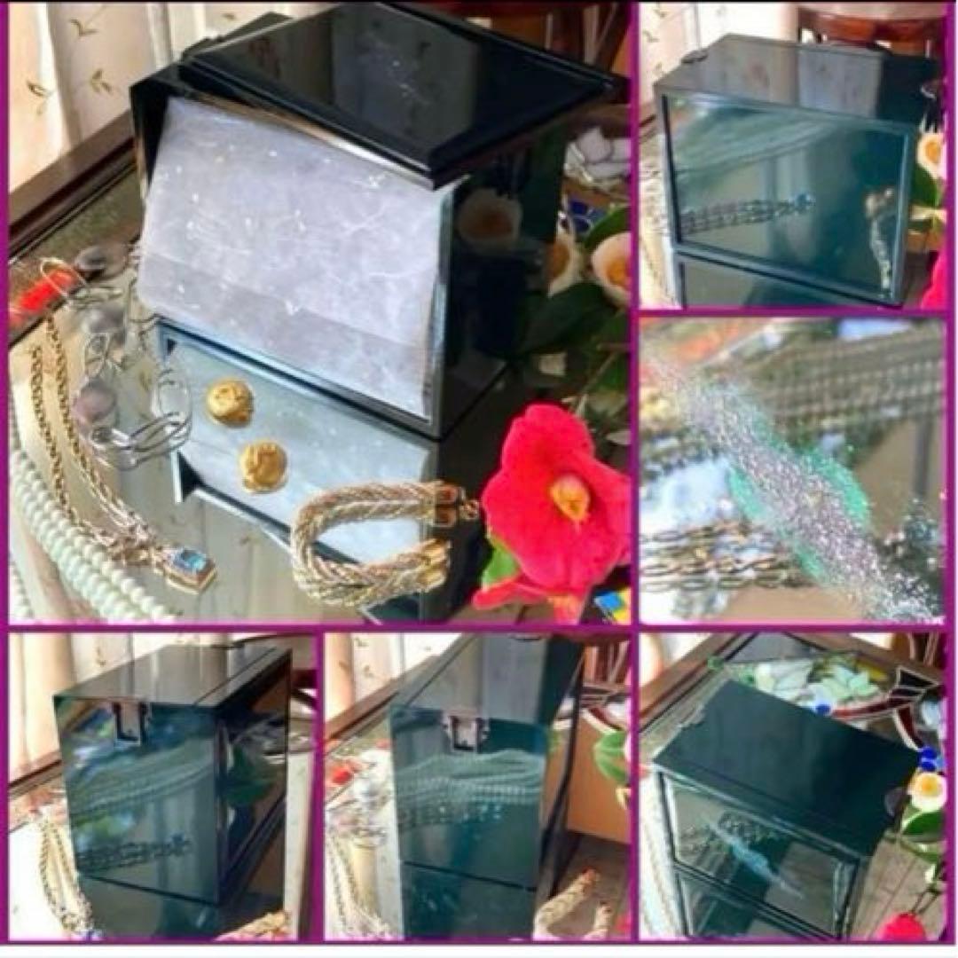 K様へ感謝お嫁入JAPAN輪島螺鈿蒔絵宝石箱「銀河-翠みどり」2点