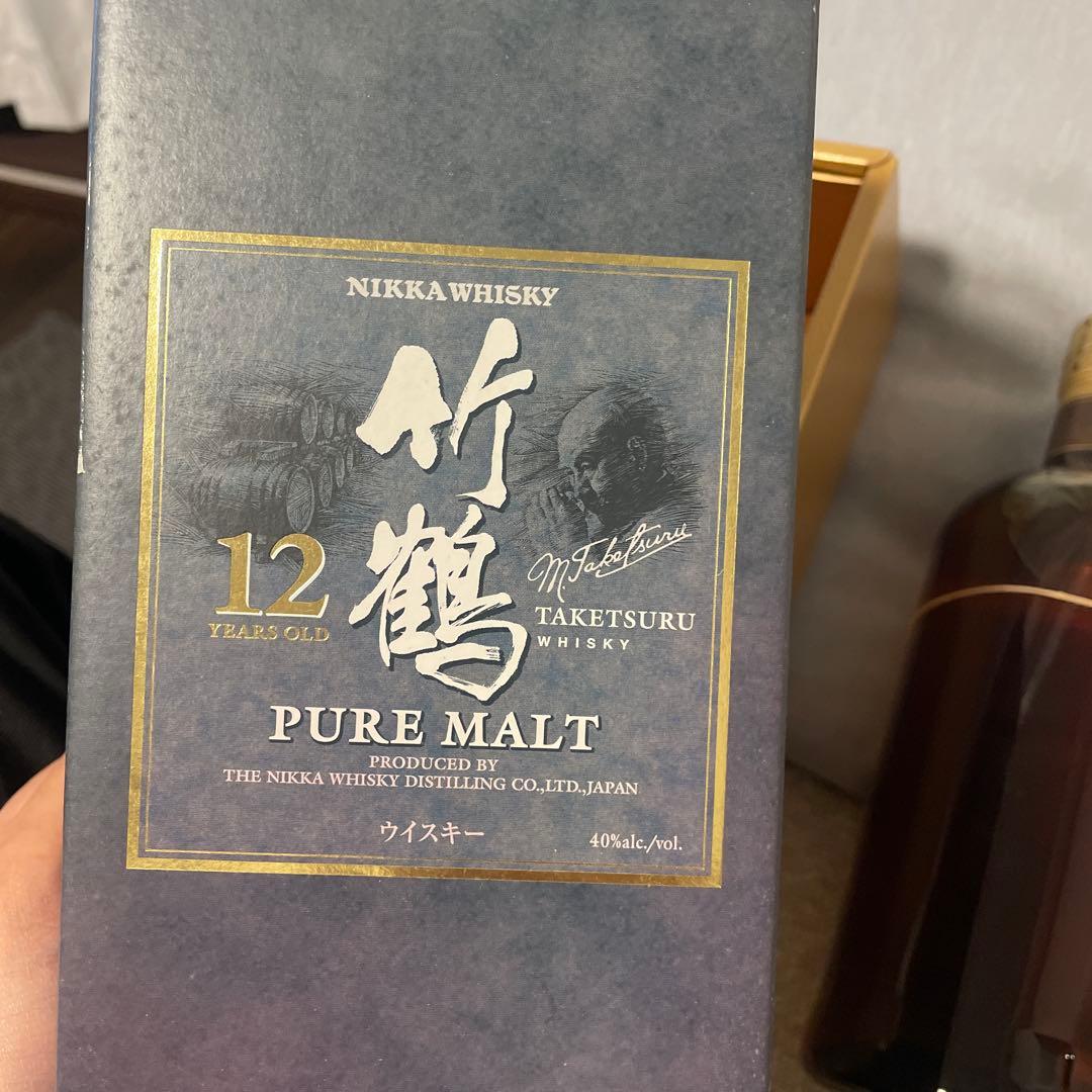 NIKKA 竹鶴ウイスキー　12年　PURE MALT 700ml 　箱付き