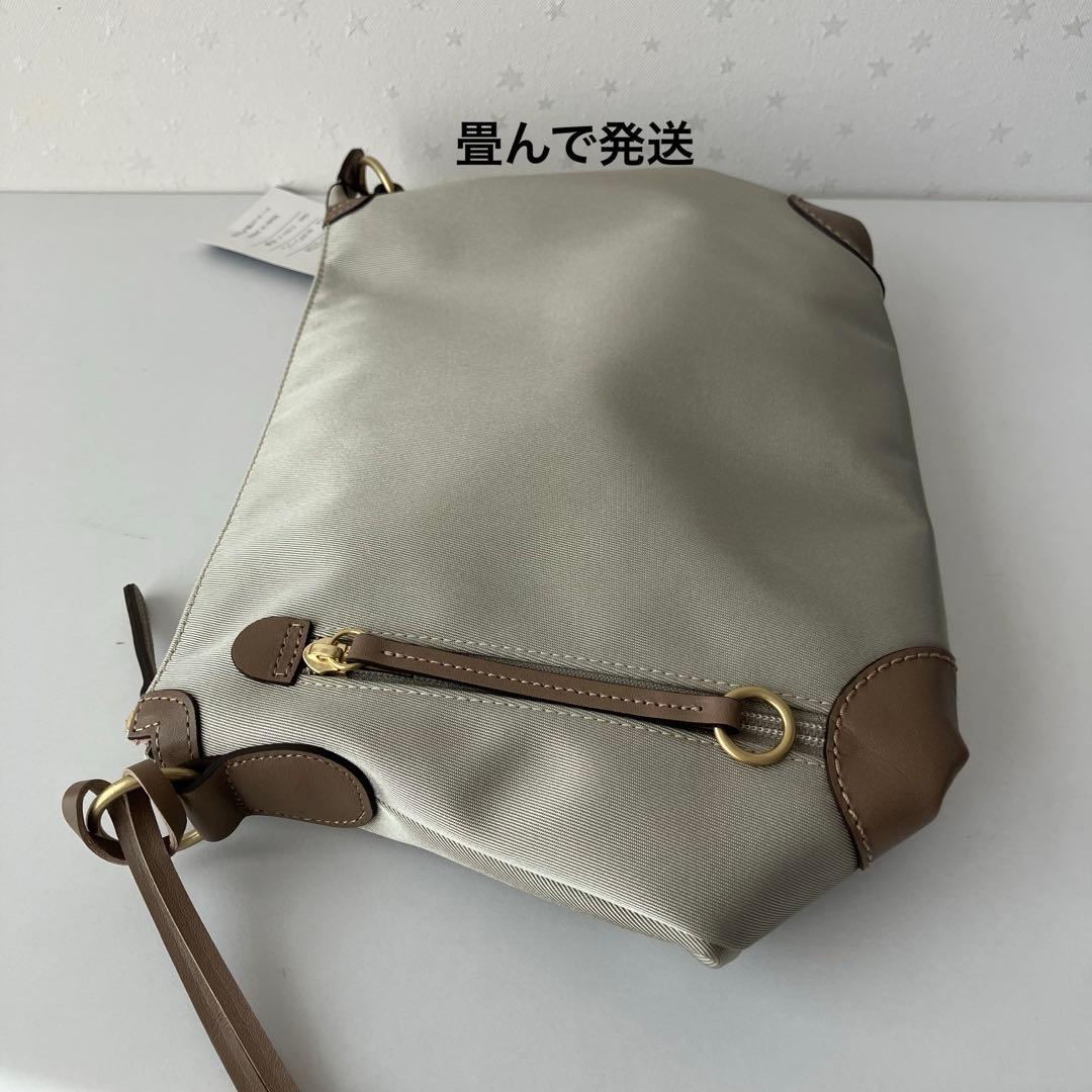 新品 LIME ライム プラチナ グレージュ 日本製 ショルダーバッグ 軽量