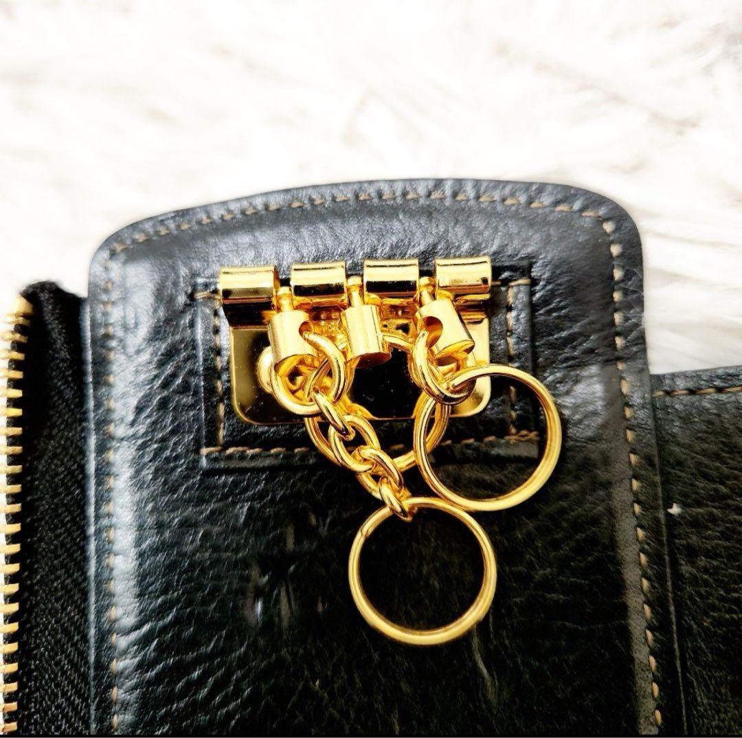 COCOMIESTER ブラック キーケース