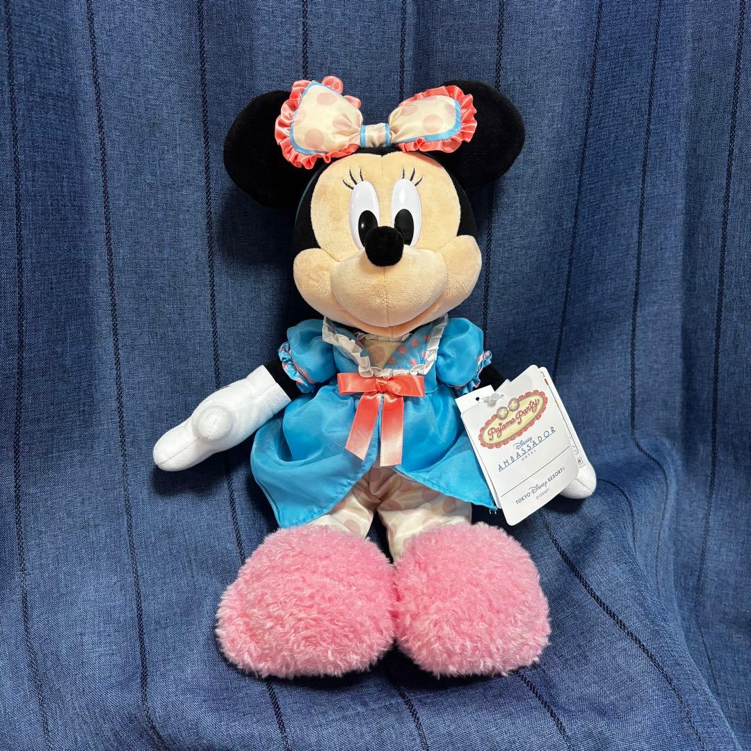 アンバサダーホテル パジャマパーティー ミニー ぬいぐるみ パジャマ　ディズニー