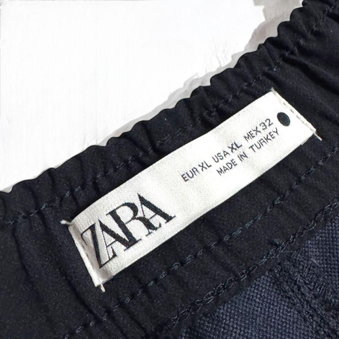 ZARAザラ　ジッパーナイロンカーゴパンツ XL 大きいサイズ