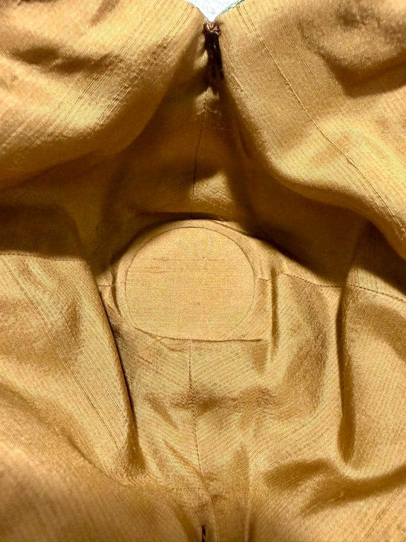 遠州流 茶道具 仕覆 茶碗用 紅心錦 緑 深緑 【匿名配送】