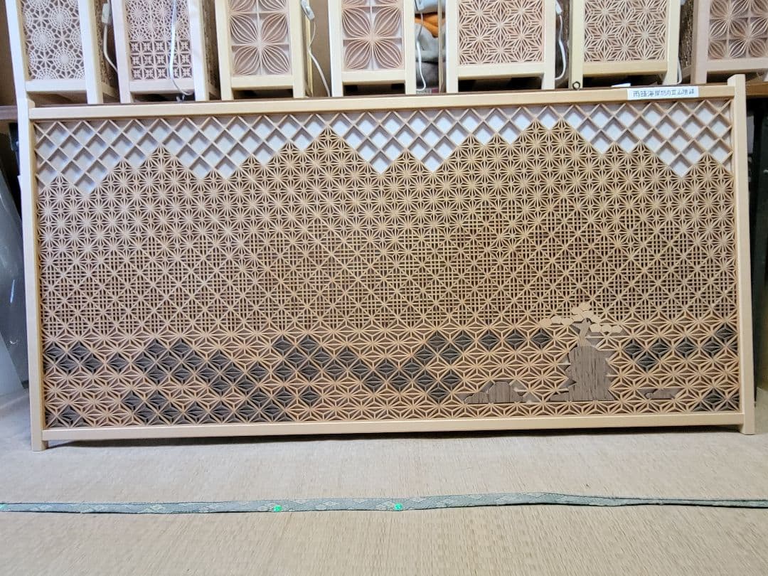 組子　組子細工　壁掛け　ウォールアート