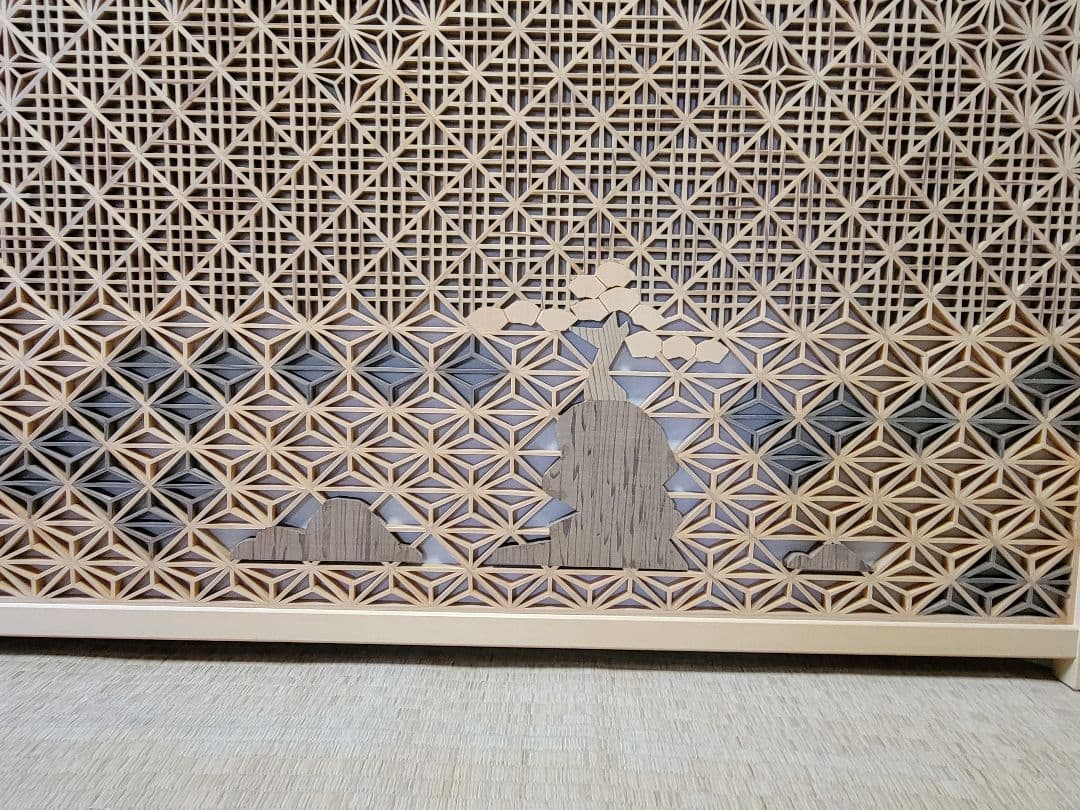 組子　組子細工　壁掛け　ウォールアート