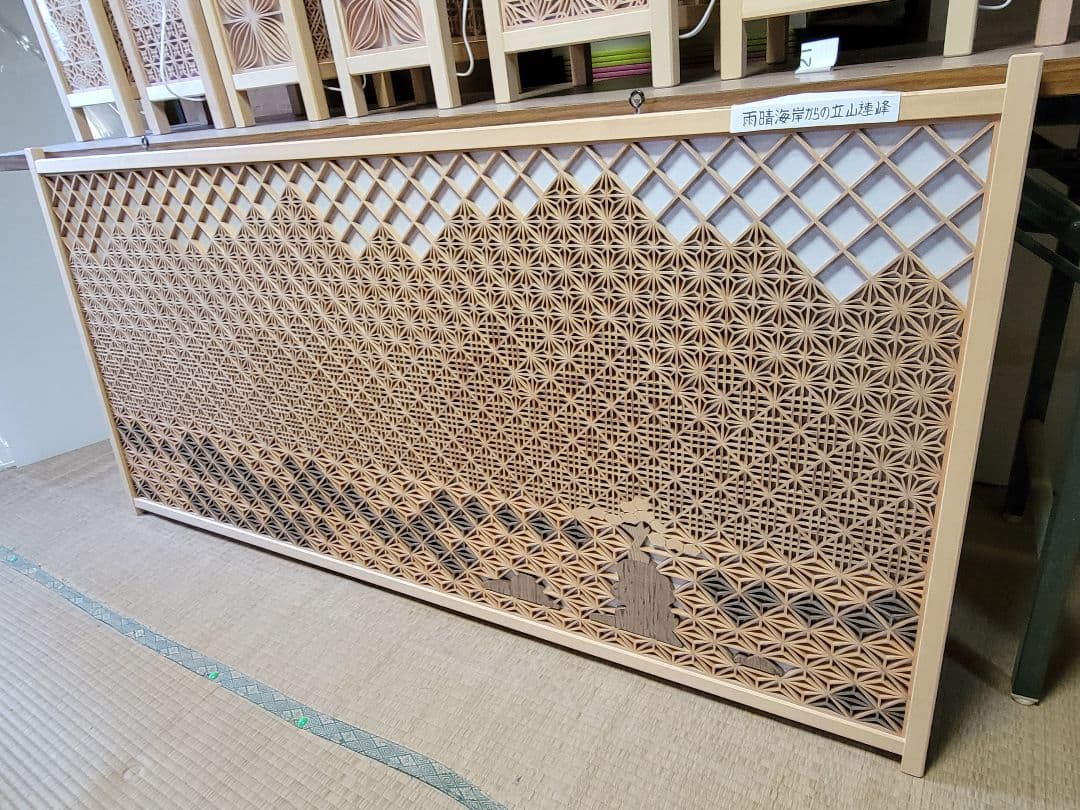 組子　組子細工　壁掛け　ウォールアート