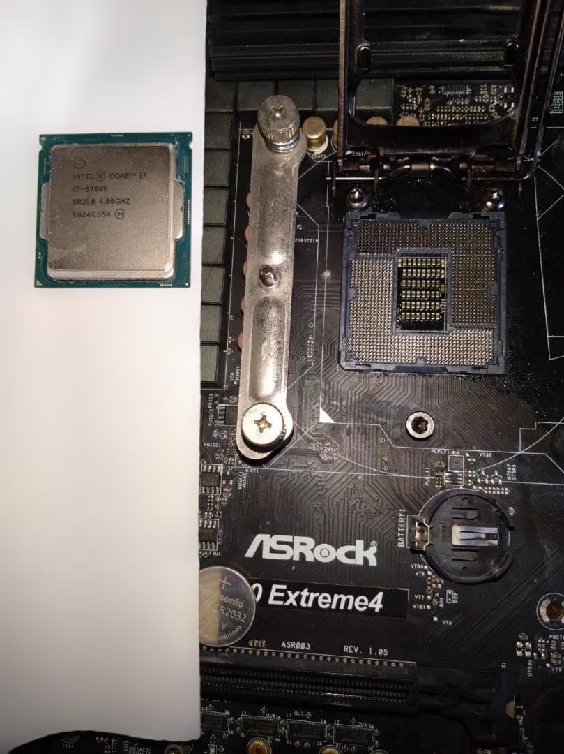 【動作値下】ASRockZ170 Extreme4 i7-6700K CPUF付