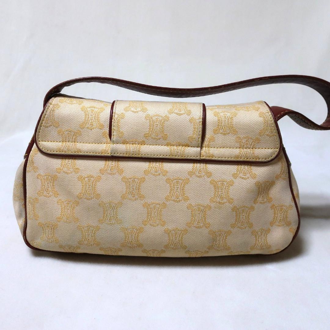 【CELINE】セリーヌ マカダム柄 セミショルダーバッグ ヴィンテージ