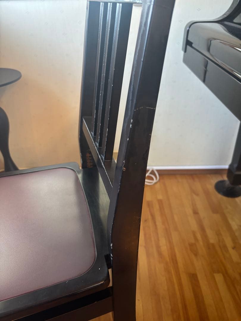 トムソン椅子 ピアノ椅子　高さ調節機能付き