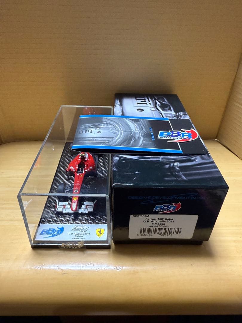 1/43BBRフェラーリ150イタリア F.マッサ50台限定品