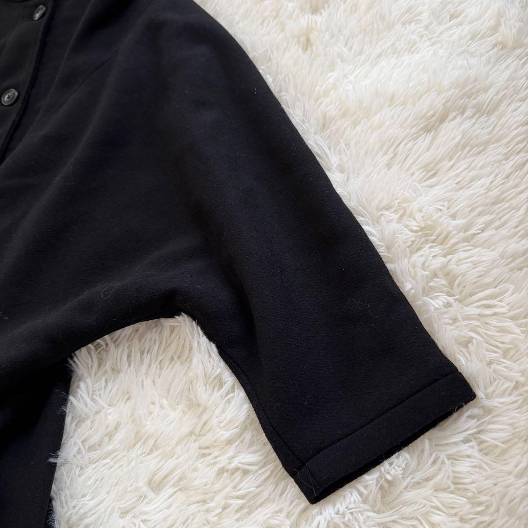 ソウルベリー クロヤギさんからお手紙ついた ふわっとかぶるだけの黒いポンチョ