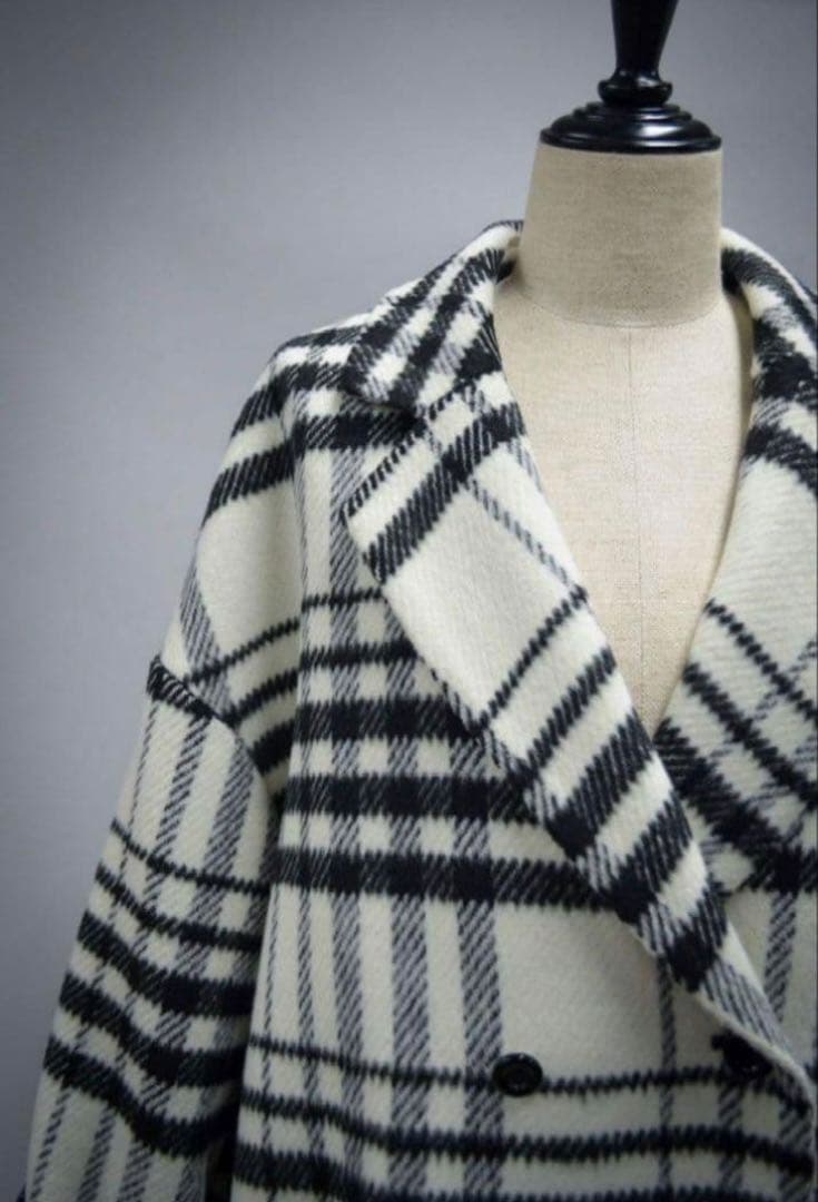 美品 sheller シェリエ コクーンシャギージャケット