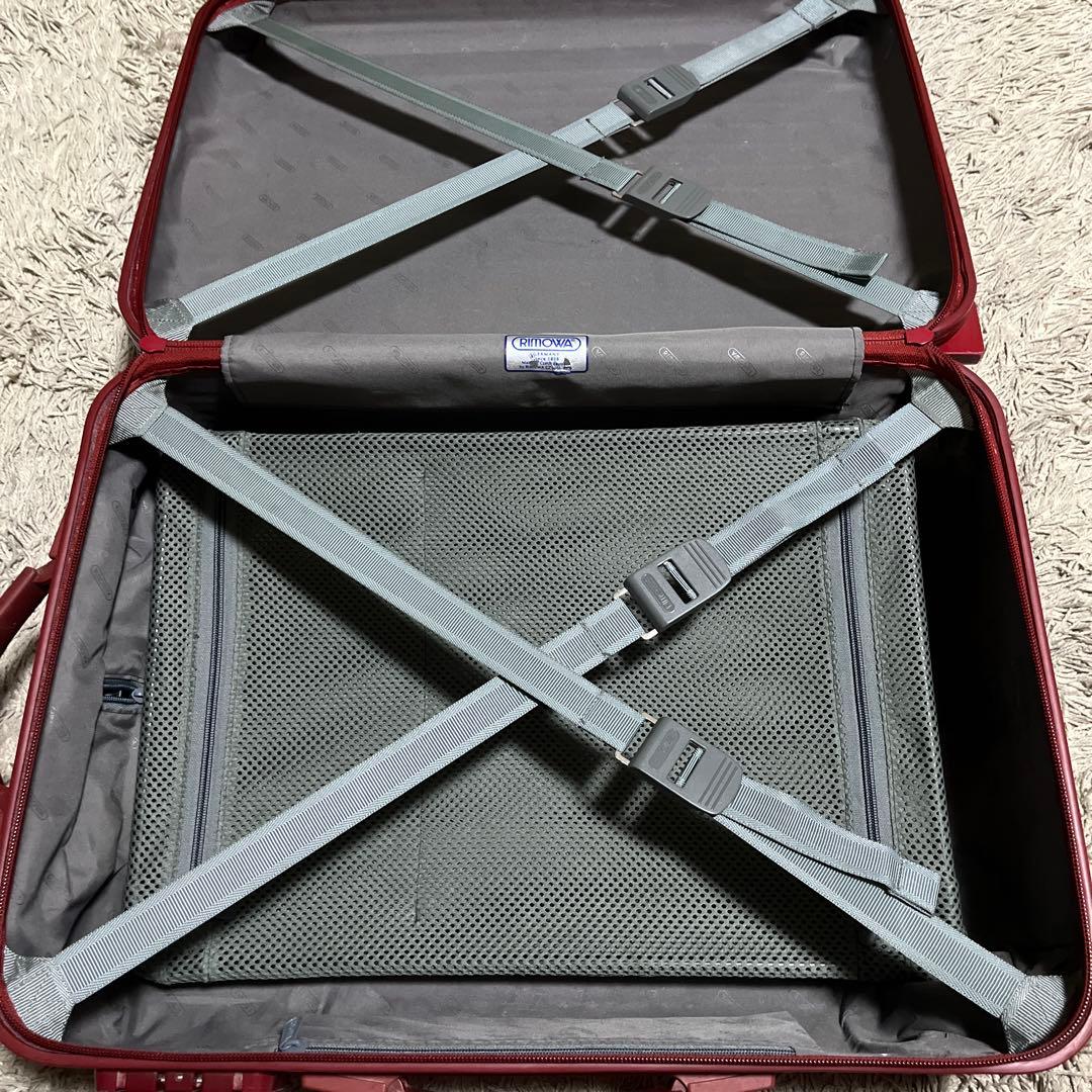 値下 RIMOWA リモワ 機内持込 RED 赤 2輪 廃盤 静音 タイヤ 32