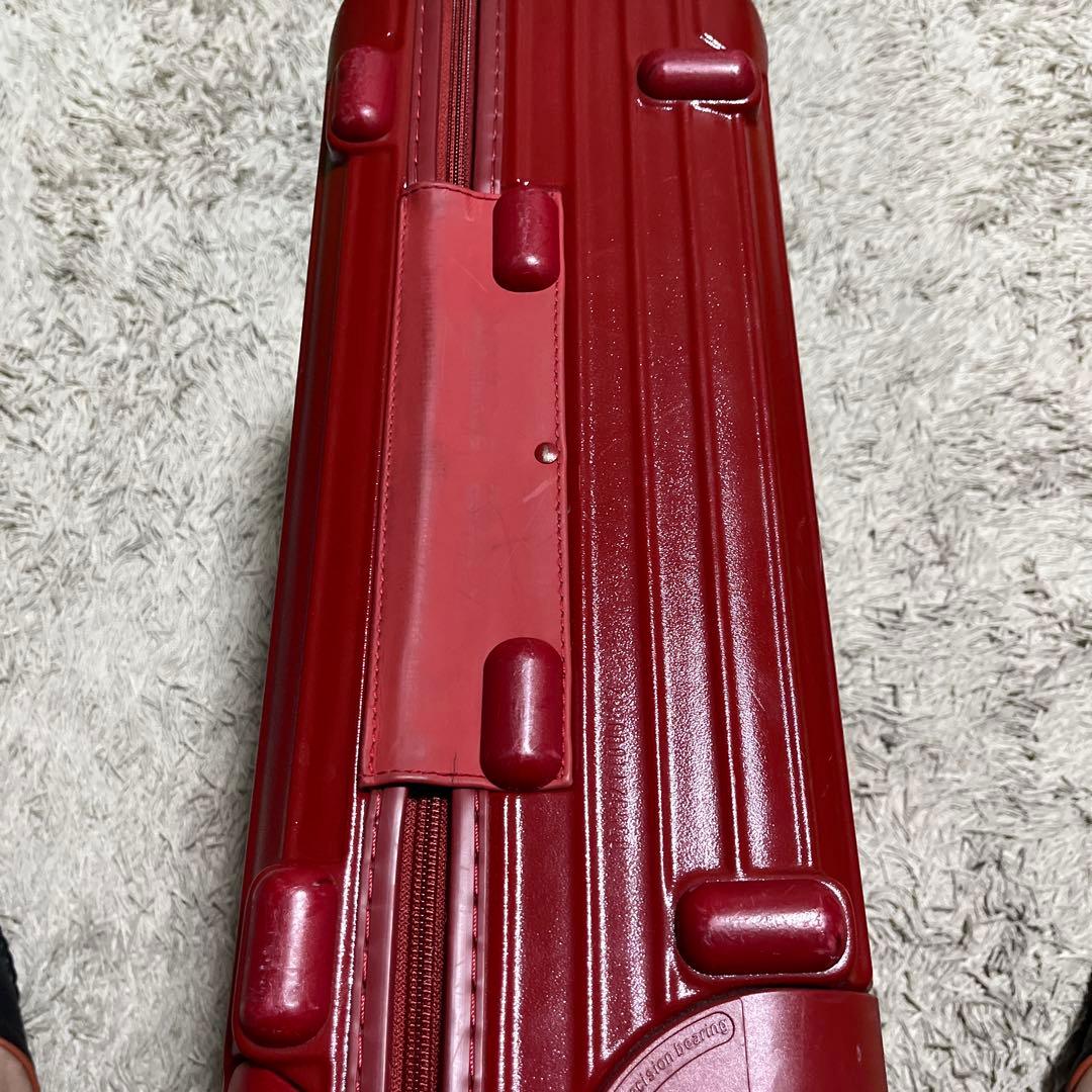値下 RIMOWA リモワ 機内持込 RED 赤 2輪 廃盤 静音 タイヤ 32