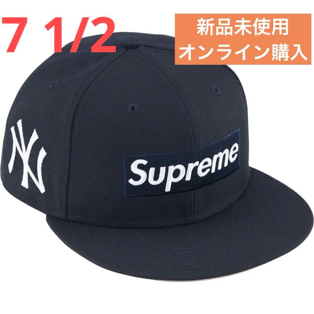 Supreme MLB Teams Box Logo New Era ネイビー