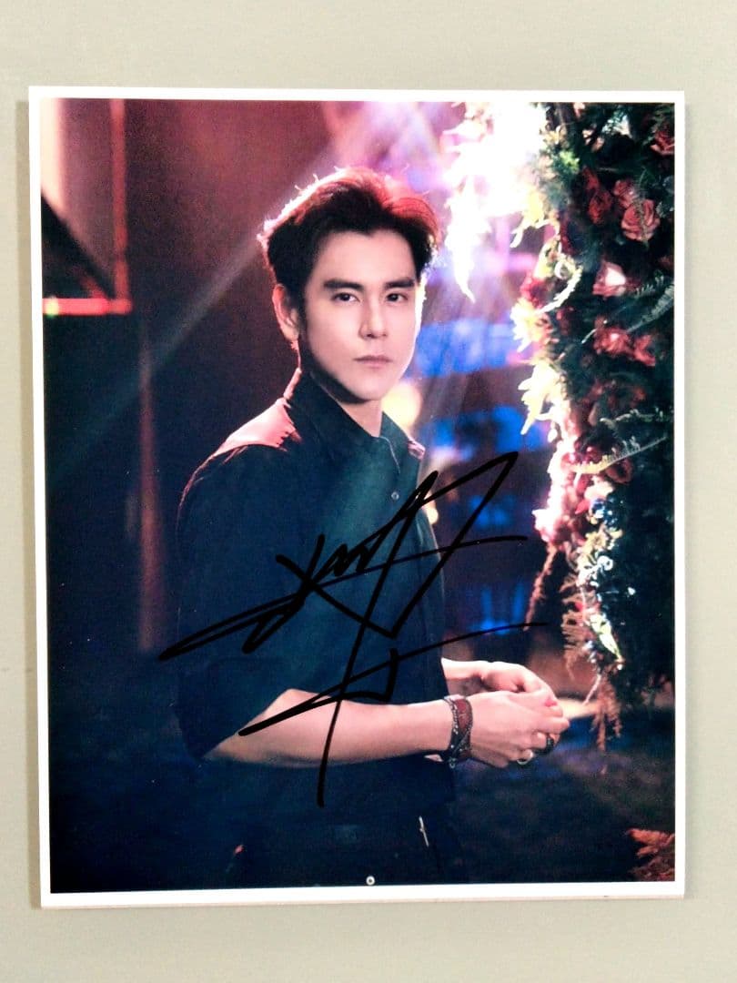 エディ・ポン直筆サイン入り超大型写真…Eddie Peng…疾風スプリンター