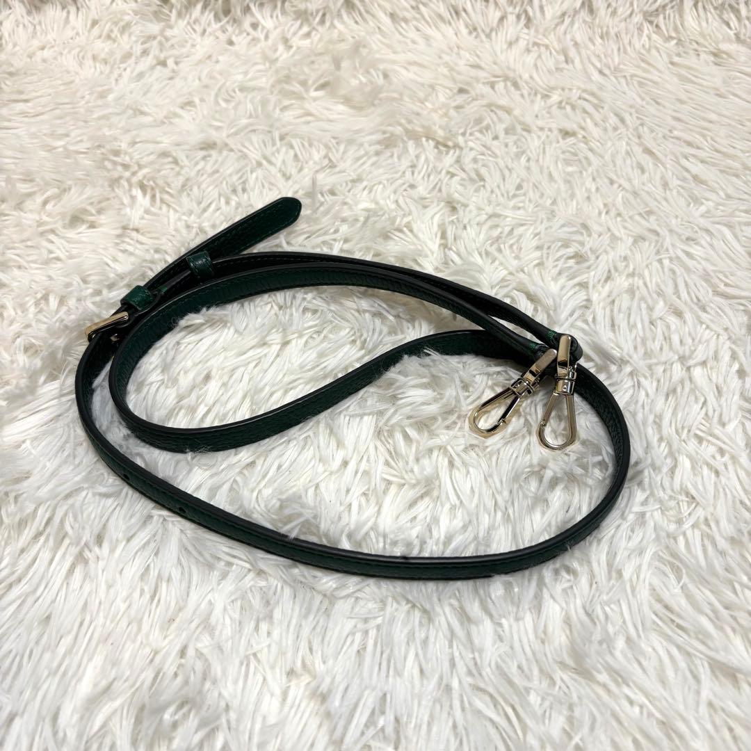 美品★ケイトスペード ダンプリング 2wayバッグ レザー グリーン