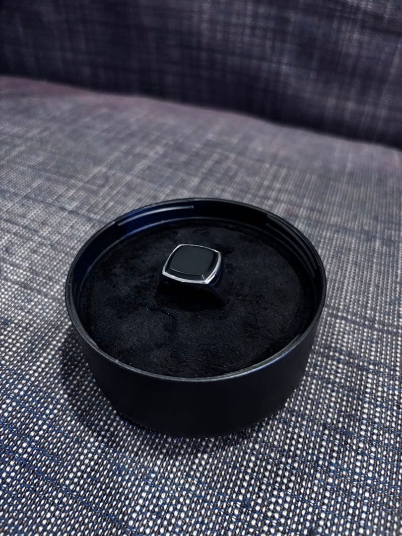 tomwood Cushion Black Onyx ring サイズ58