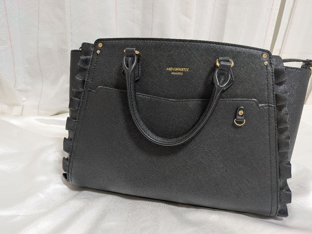 &chouette/クリアポケット付きスクエアトートバッグ 痛バ