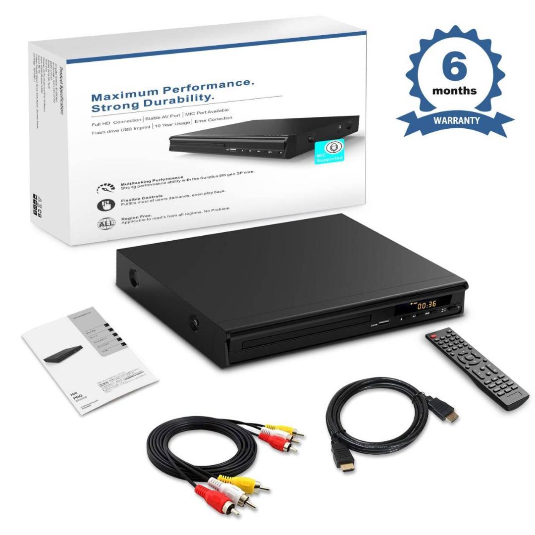 リージョンフリーDVDプレーヤー 小型デザイン