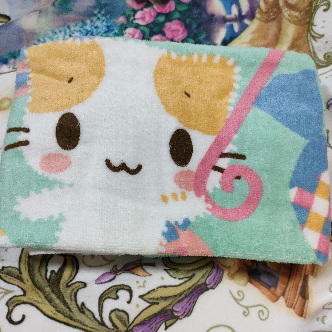 【タイムセール】マシュマロみたいなふわふわにゃんこ　タオル　レア
