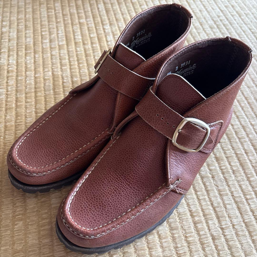 ラッセルモカシン　7 1/2 D ストラップベルト　レザー　 チャッカブーツ
