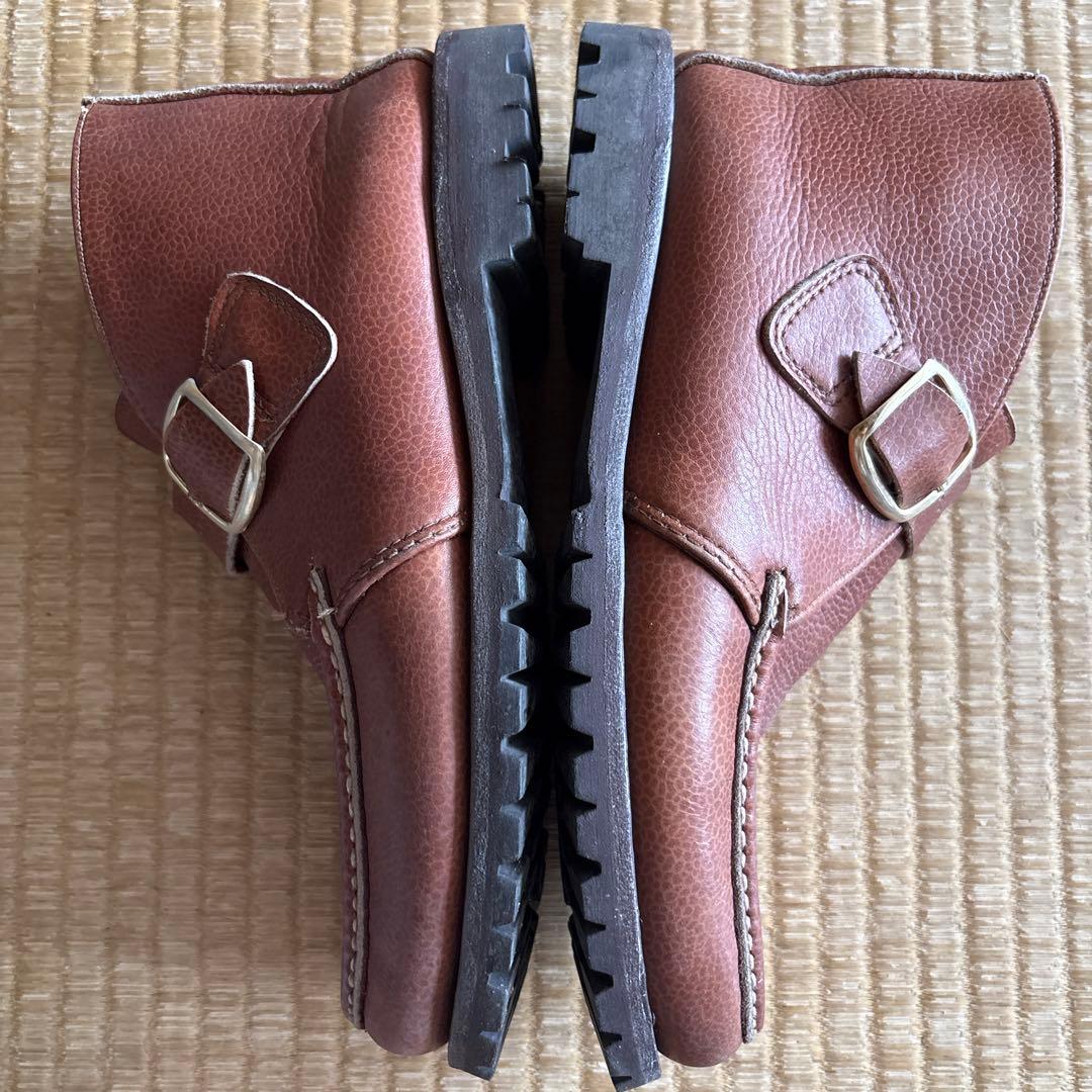 ラッセルモカシン　7 1/2 D ストラップベルト　レザー　 チャッカブーツ