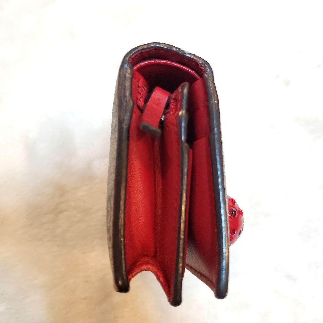 極美品 希少 GUCCI　チェリー　さくらんぼ　GGスプリーム レザー