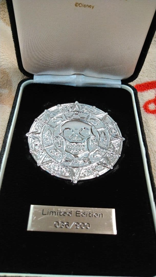 限定品！　パイレーツオブカリビアン　純銀　メダル　900個限定！