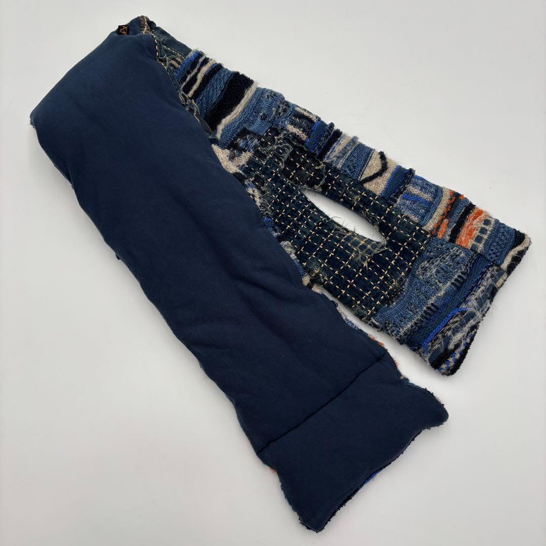 極美品 キャピタル BORO GAUDY KESAマフラー マルチカラー