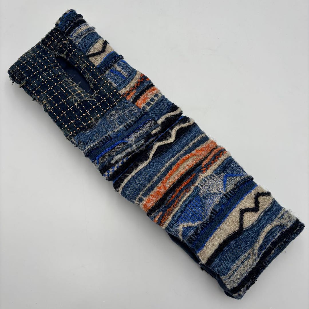 極美品 キャピタル BORO GAUDY KESAマフラー マルチカラー