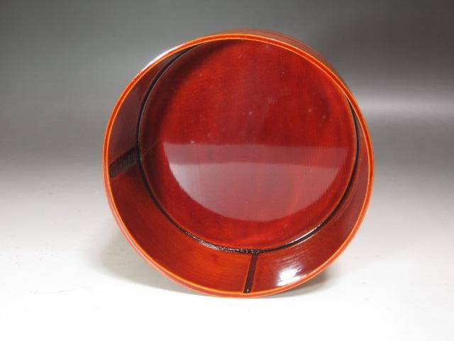 ☆　駒沢利斎　溜曲建水　表千家　十三代　即中斎の花押がございます☆y614