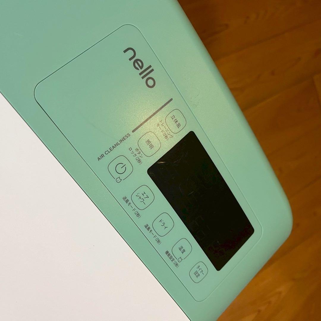 特価【中古美品】nelloペットドライルームエアシャワーPD-B10-M ミント