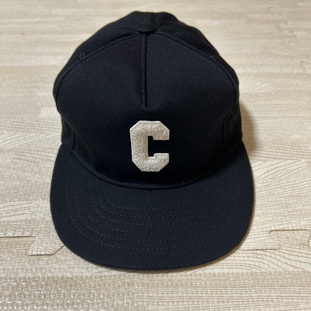 CELINE ロゴキャップ　ブラック