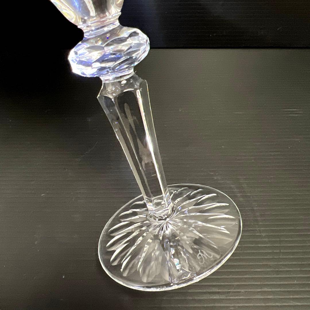 マイセン　クリスタル　シャンパングラス　高さ22.2㎝　東Y7-1128☆1F