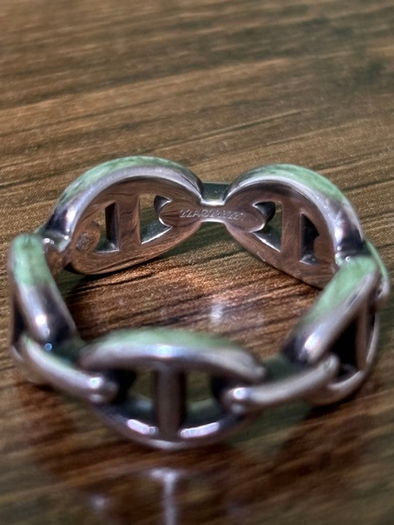 ugさん専門　エルメス シェーヌダンクル リング シルバー 925 #52