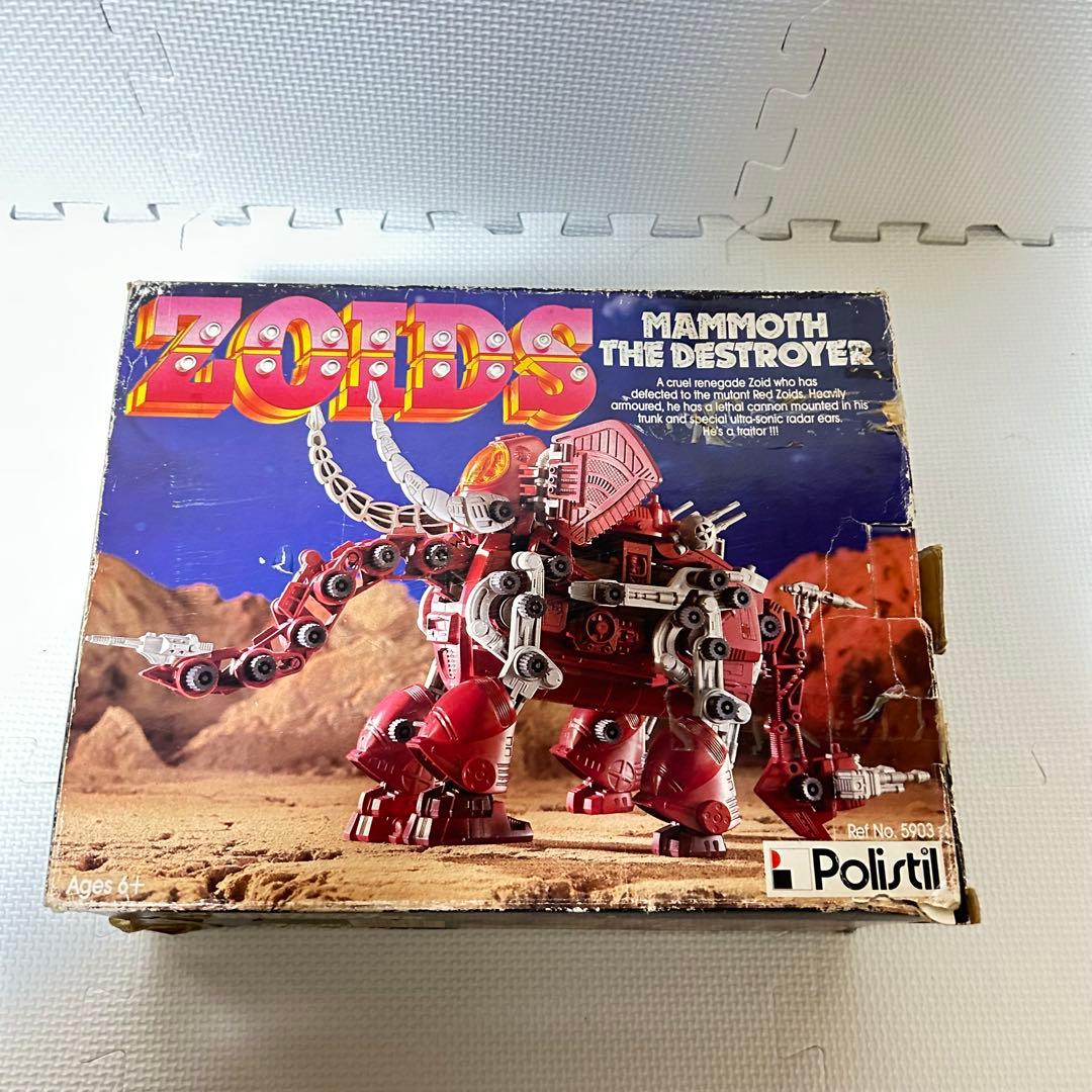旧ゾイド MAMMOTH THE DESTROYER 外箱 説明書付属 マンモス