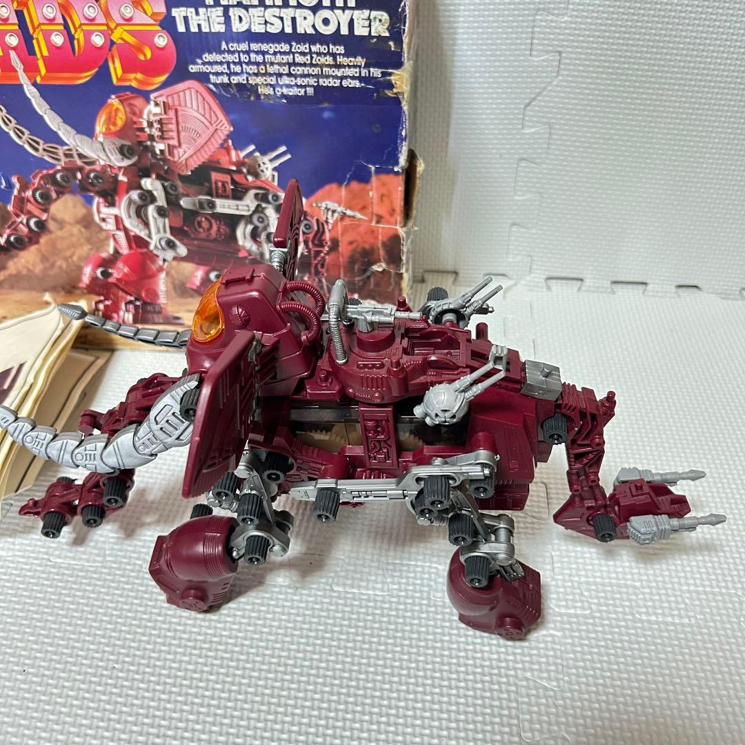 旧ゾイド MAMMOTH THE DESTROYER 外箱 説明書付属 マンモス