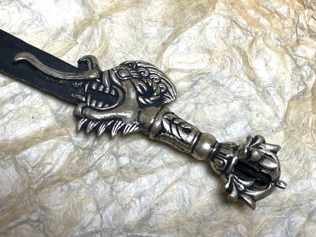 チベット密教宝具　宝剣　ガドゥガ　35.5cm