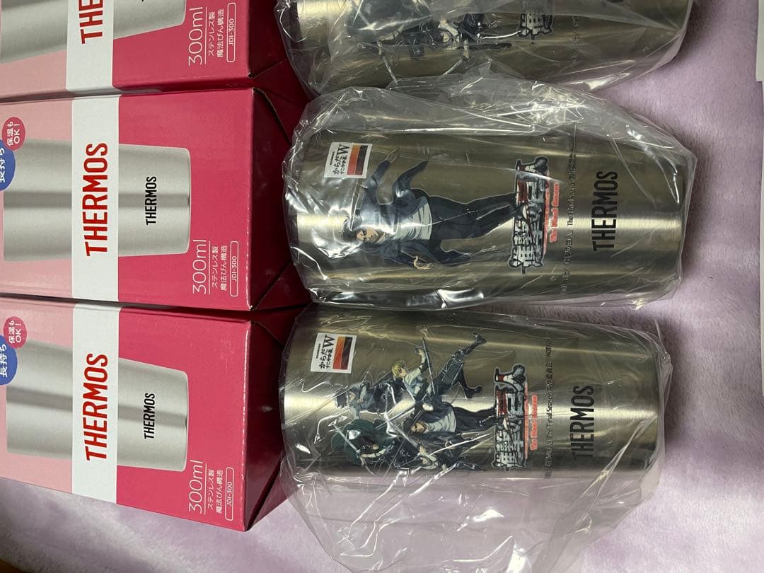 進撃の巨人 タンブラー 非売品コンプリート からだすこやか茶W