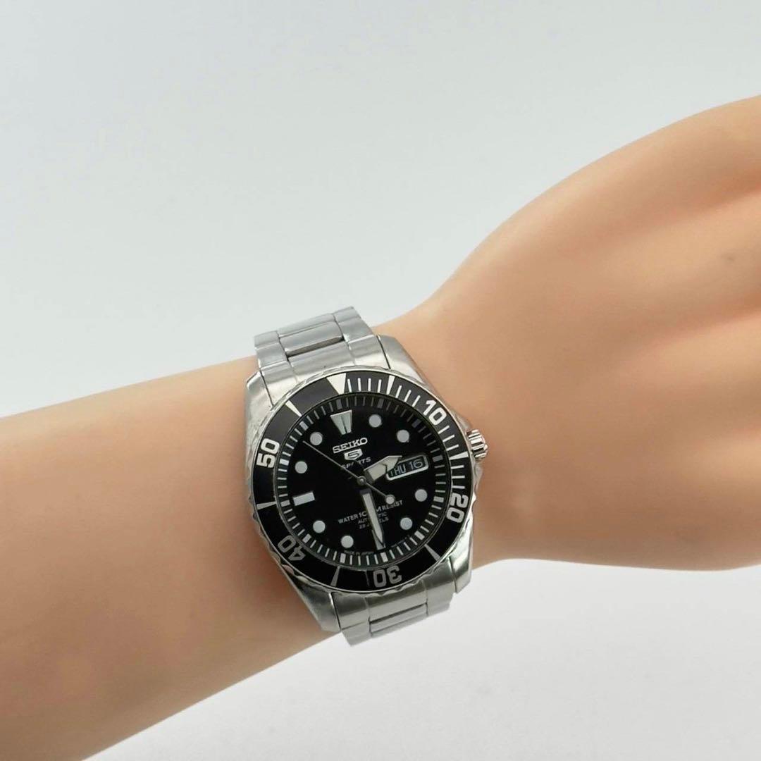 SEIKO 5スポーツ ダイバーズ スケルトン　日本製　7S36-03C0