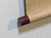 【真作】掛軸　松上鶴　吉祥を描く優雅な彩色美　長寿と繁栄　共箱入　T143