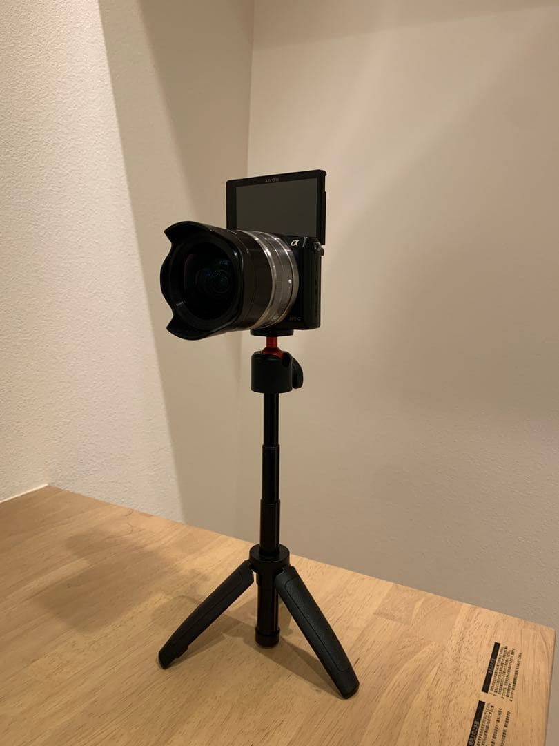 Vlog Camera Sony α5000ミラーレス+レンズ+ 広角レンズ