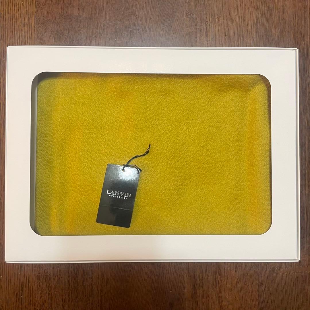 【新品箱入】カシミヤ100% LANVIN ランバン マフラー