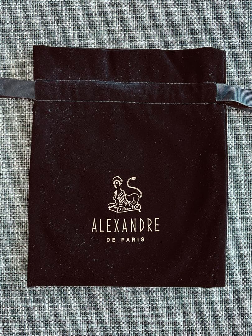 ALEXANDRE DE PARIS ベロアカチューシャ黒