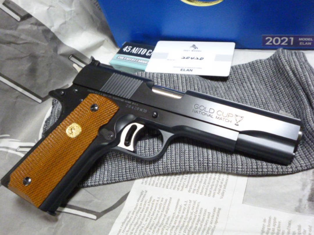 エラン（ELAN）モデルガン/コルトゴールドカップナショナルマッチ　タイムセール