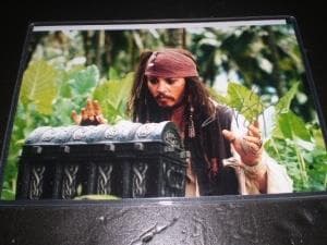 ジョニー・デップ　証明書付き パイレーツ・オブ・カリビアン」直筆サイン入りフォト