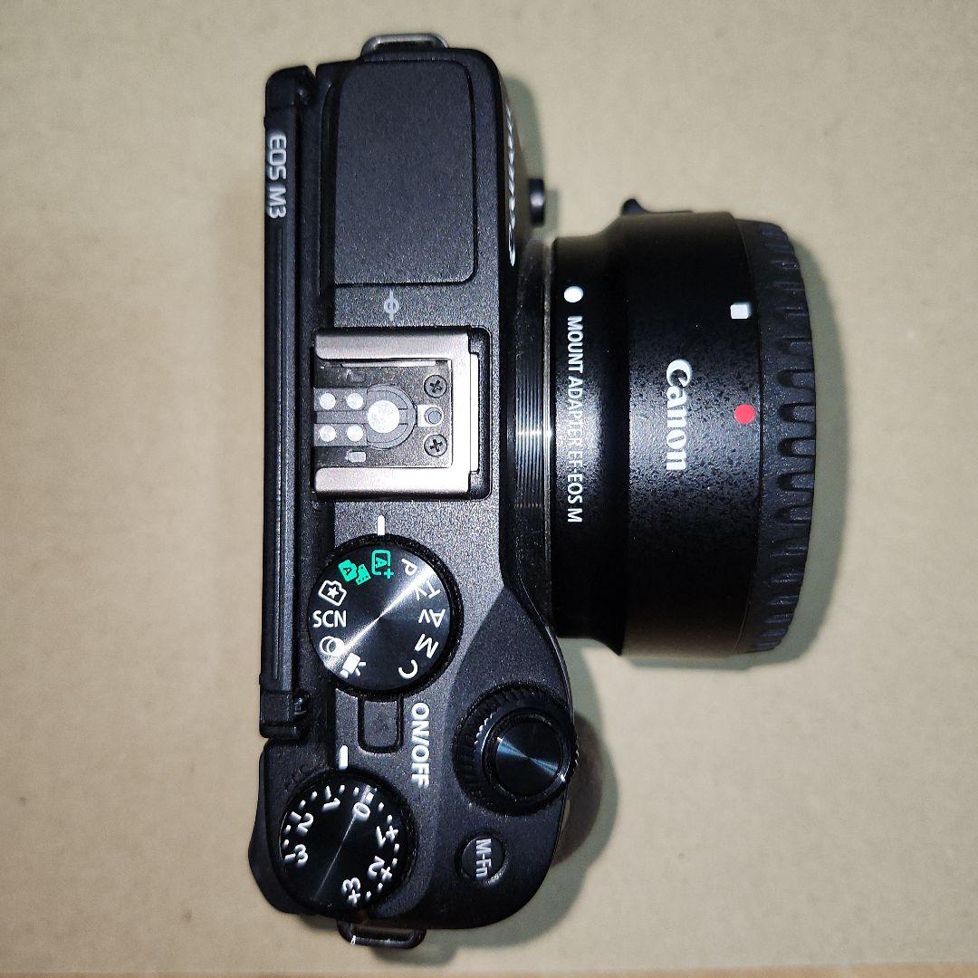 Canon EOS M3 ミラーレス一眼　+　18-55mmレンズ