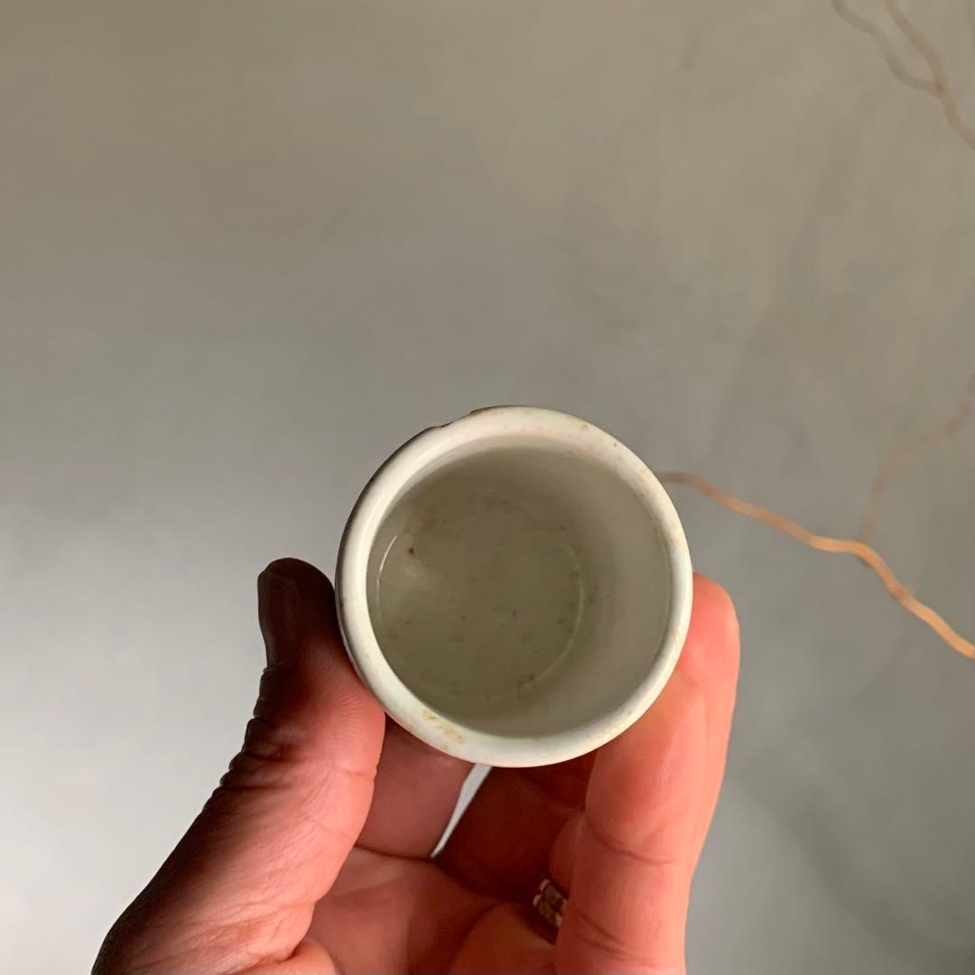 オランダ 筒盃 盃 酒器 マーストリヒト 白阿蘭陀 古道具 アンティーク